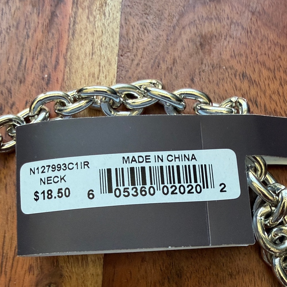 G by Guess Silver Chain Necklace